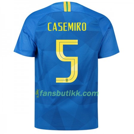 Fotball-VM 2018 Brasil drakt Casemiro 5 Bortetrøye